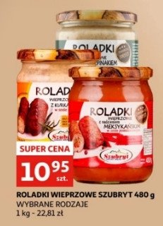 Roladki wieprzowe ze szpinakiem w sosie 艣mietanowym Szubryt promocja