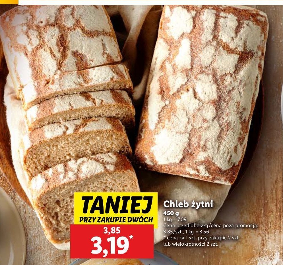 Chleb żytni promocja