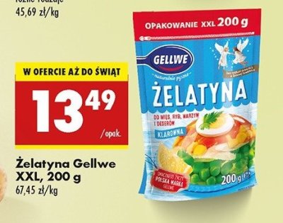 Żelatyna Gellwe promocja