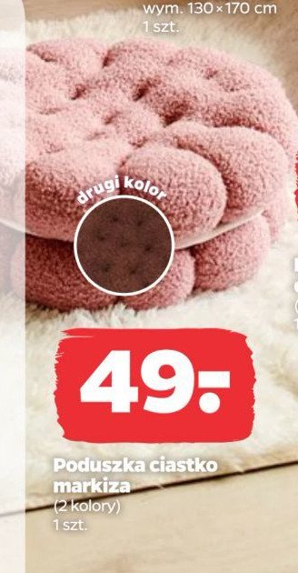 Poduszka ciastko promocja w Netto