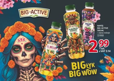 Napój Big-Active 500ML różne rodzaje promocja w Selgros
