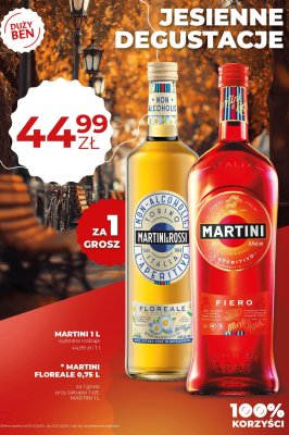 Martini 1 L wybrane rodzaje promocja w Duży Ben