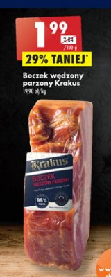 Boczek wędzony parzony Krakus animex promocja