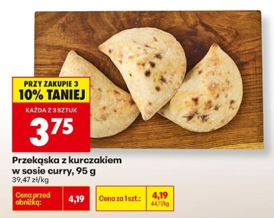 Przekąska z kurczakiem w sosie curry 95g promocja w Biedronka