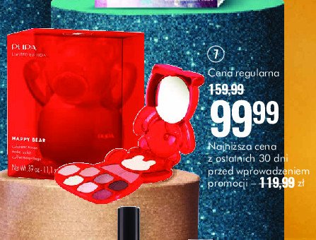 Paleta do makija偶u happy bear Pupa promocja