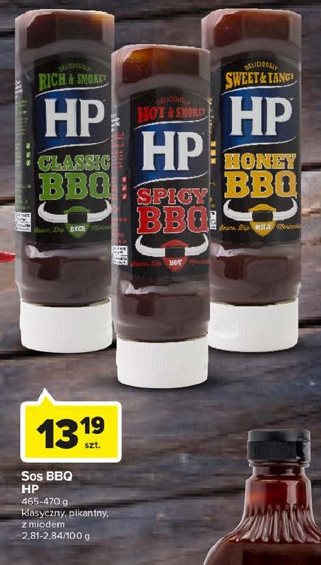 Sos classic bbq Hp sauce promocje