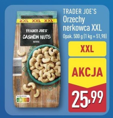 Orzechy nerkowca XXL promocja w Aldi