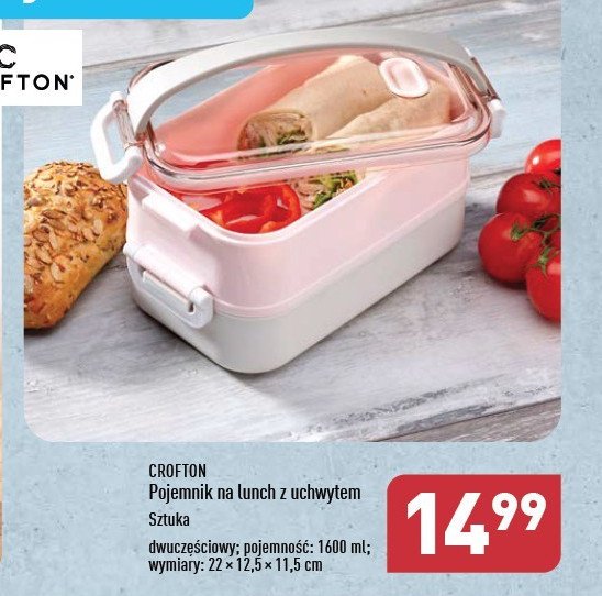 Pojemnik na lunch z uchwytem 1.6 l Crofton promocja