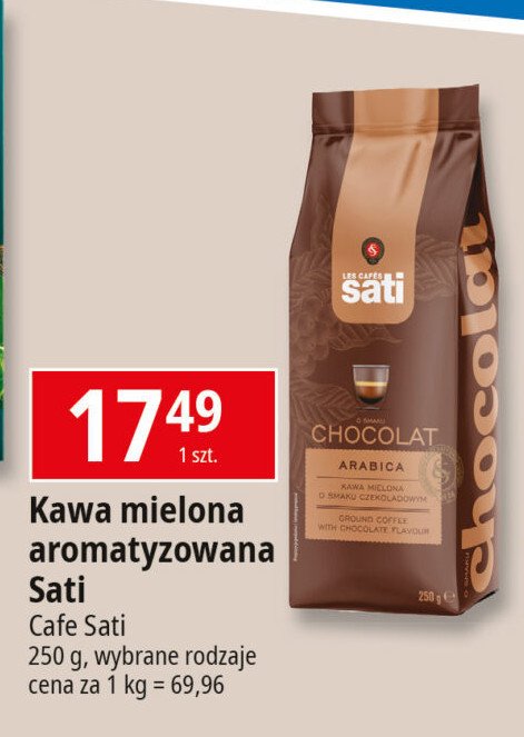 Kawa czekoladowa Cafe sati promocja w Leclerc