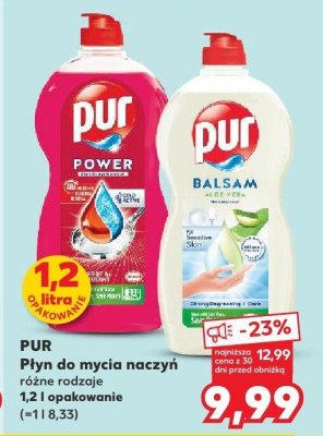 Płyn do mycia naczyń różne rodzaje Pur promocja w Kaufland