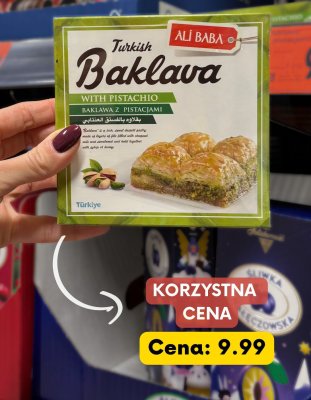 Baklawa turecka z pistacjami promocja w Kaufland