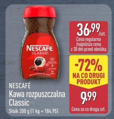 Kawa rozpuszczalna Classic promocja w Aldi