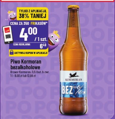 Piwo Kormoran bezalkoholowe promocja w POLOmarket