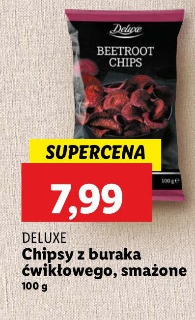 Chipsy z buraka Deluxe promocja