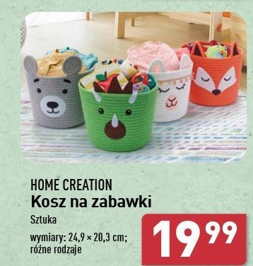 Kosz na zabawki Home creation promocja