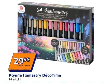 Płynne flamastry DécoTime promocja w Action