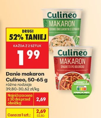 Makaron Culineo promocja w Biedronka