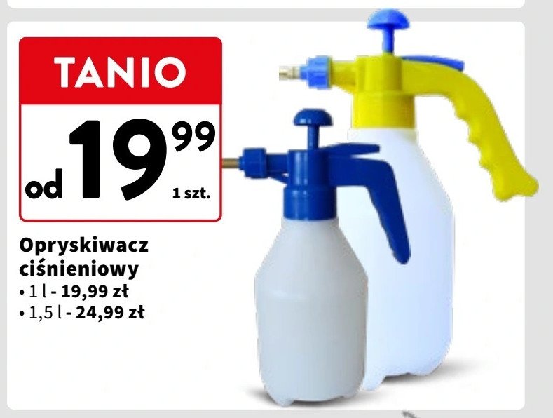 Opryskiwacz ciśnieniowy 1.5 l promocja