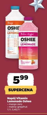 Napój Vitamin Lemonade malina-grejpfrut promocja w Netto