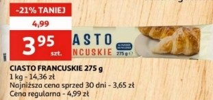 Ciasto francuskie promocja