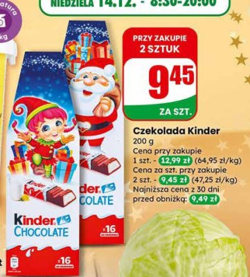 Czekolada 200g promocja w Dino
