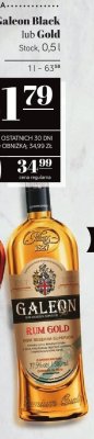 Rum Galeon Gold 0,5l promocja w POLOmarket