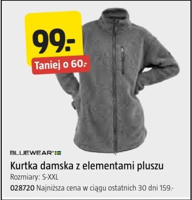 Kurtka damska z elementami pluszu BLUEWEAR promocja w Jula