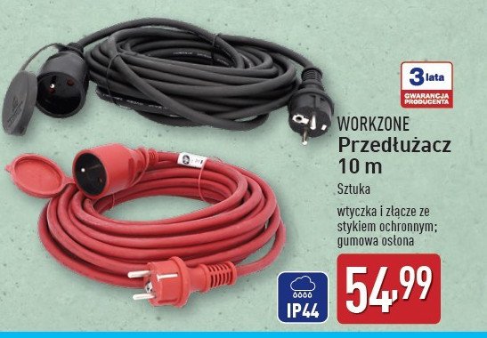 Przedłużacz 10 m WORKZONE promocja