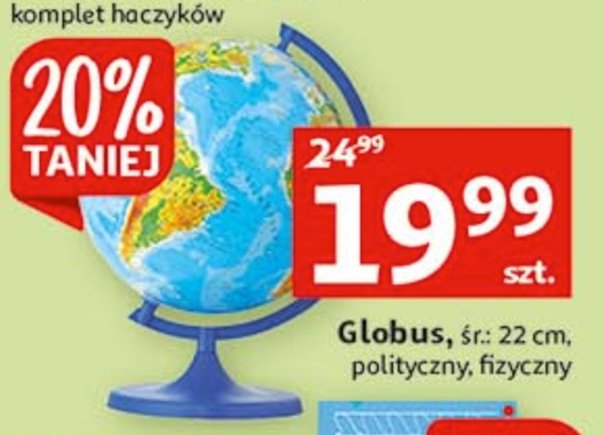 Globus 艣r. 22 cm promocja