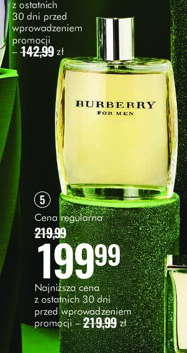 Woda toaletowa Burberry for men promocja w Super-Pharm