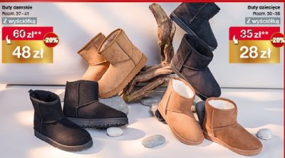 Buty zimowe dziecięce z wyściółką promocja w Woolworth