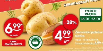 Ziemniaki jadalne siatka promocja w Żabka