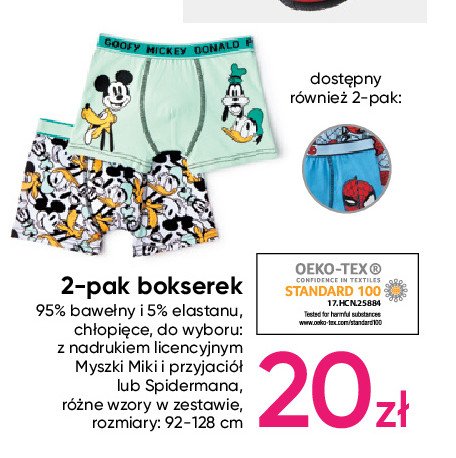 Bokserki dzieci臋ce spider-man promocja