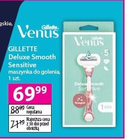 Maszynka do golenia deluxe smooth sensitive rosegold Gillette venus smooth promocja
