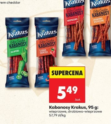 Kabanosy Kabanosy Krakus jalapeno promocja w Biedronka