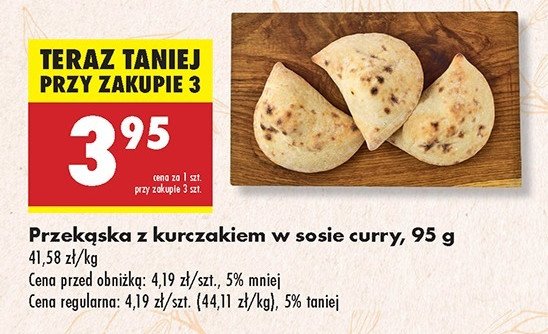 Przekąska z kurczakiem i curry promocja w Biedronka