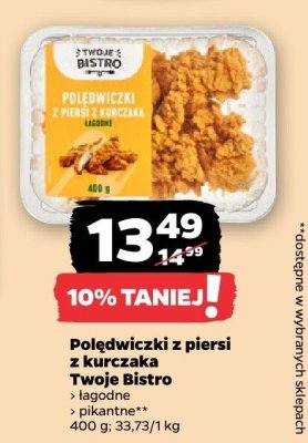 Polędwiczki z piersi z kurczaka łagodne promocja w Netto