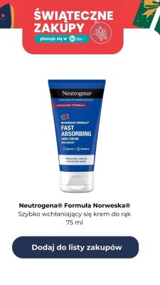 Krem do rąk szybko wchłaniający się Formuła Norweska promocja w Auchan