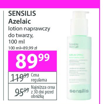 Lotion do twarzy Sensilis azelaic promocja