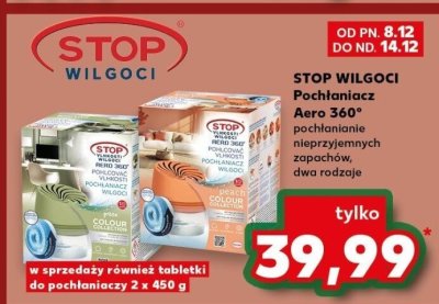 Pochłaniacz STOP WILGOCI Aero 360° dwa rodzaje promocja w Kaufland