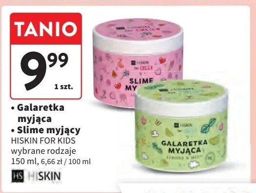 Galaretka myjąca sweet lime Hiskin for kids promocja