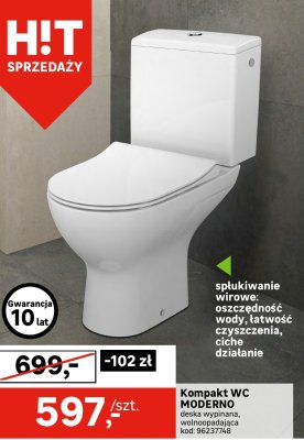 Kompakt WC MODERNO cersanit promocja w Leroy Merlin