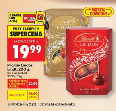 Praliny promocja w Biedronka