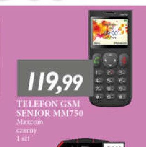 Telefon mm750 czarny Maxcom promocja
