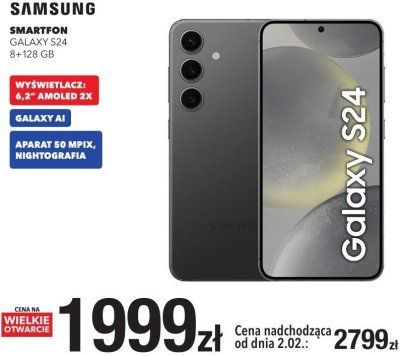 Smartfon GALAXY S24 8+128 GB promocja w RTV EURO AGD