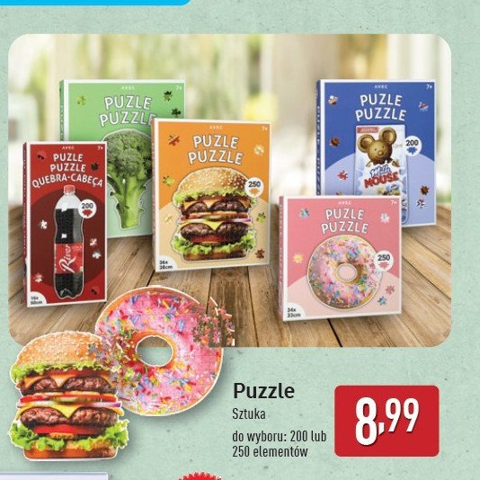 Puzzle 200 el. AVEC promocja w Aldi