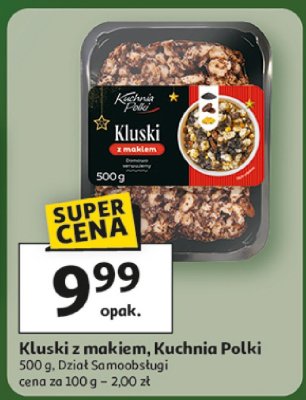 Kluski z makiem Kuchnia Polki promocja w Auchan