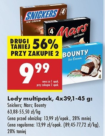 Baton Snickers ice cream promocja w Biedronka