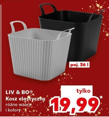 Kosz elastyczny LIV & BO promocja w Kaufland