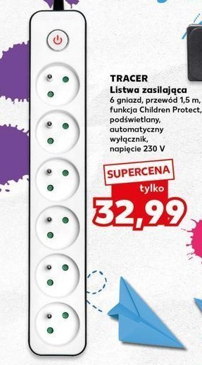 Listwa zasilająca Tracer promocja